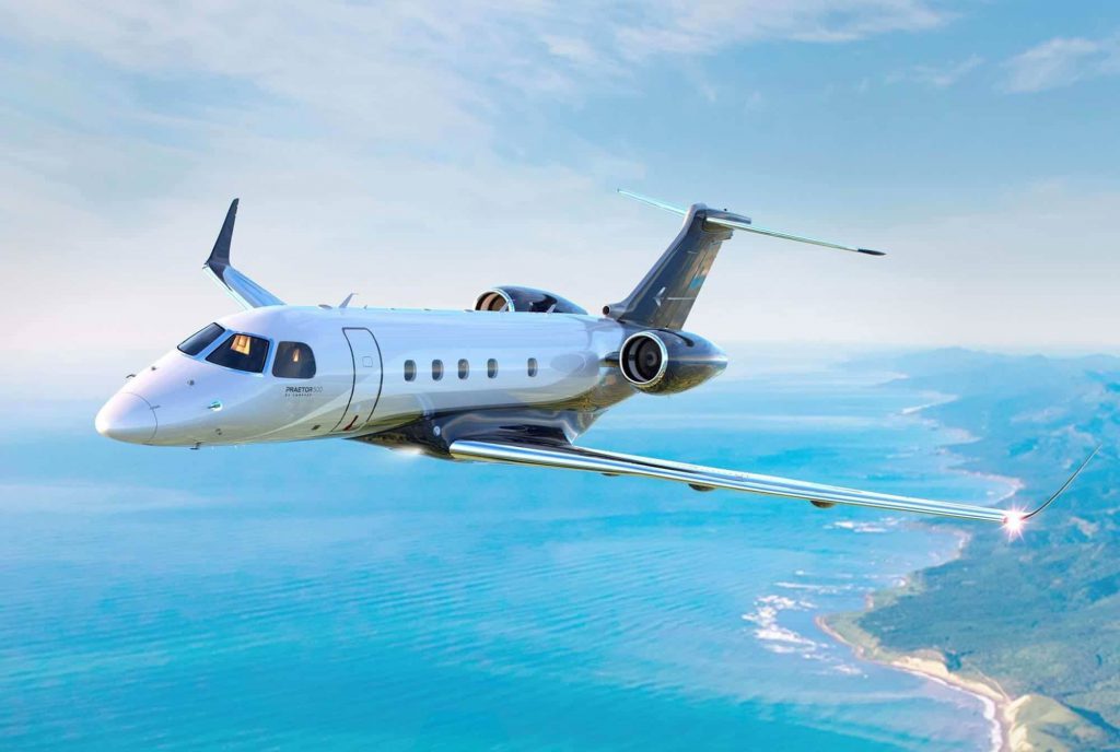 Embraer Praetor 600 private jet