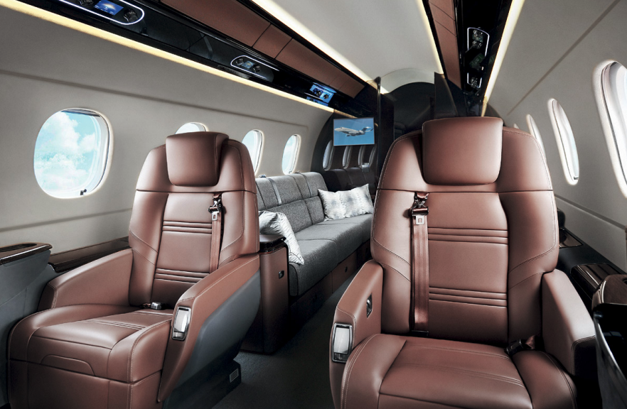 Embraer Praetor 600 Private Jet cabin