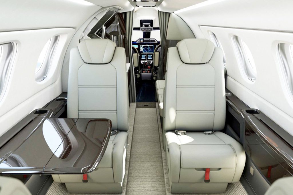 Phenom 300 cabin