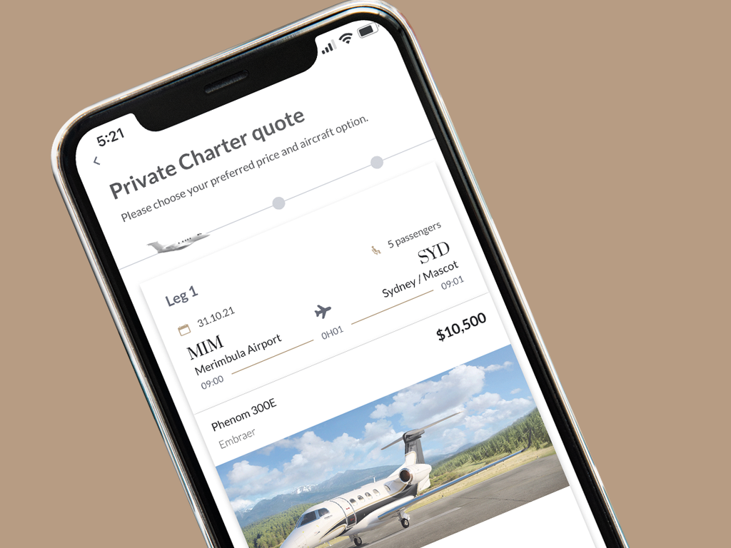 private Jet App - Airly
