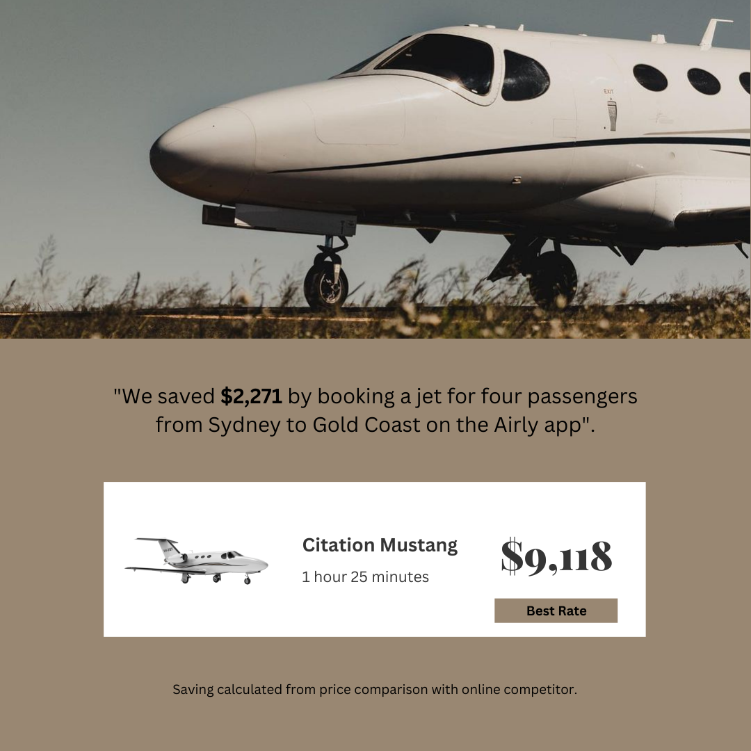 Using a private jet app saved us $3,000 - Airly
