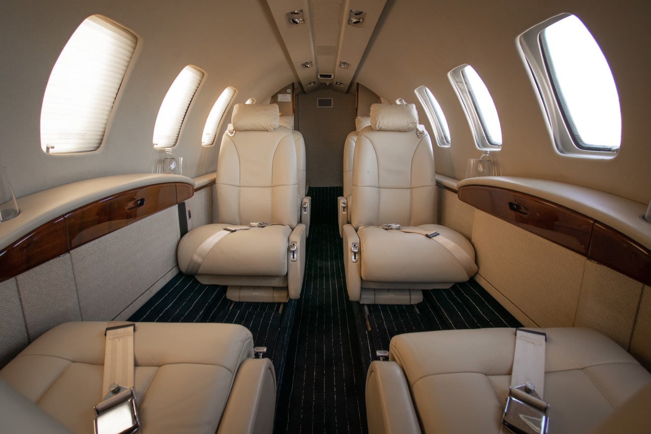 Citation CJ2 interior