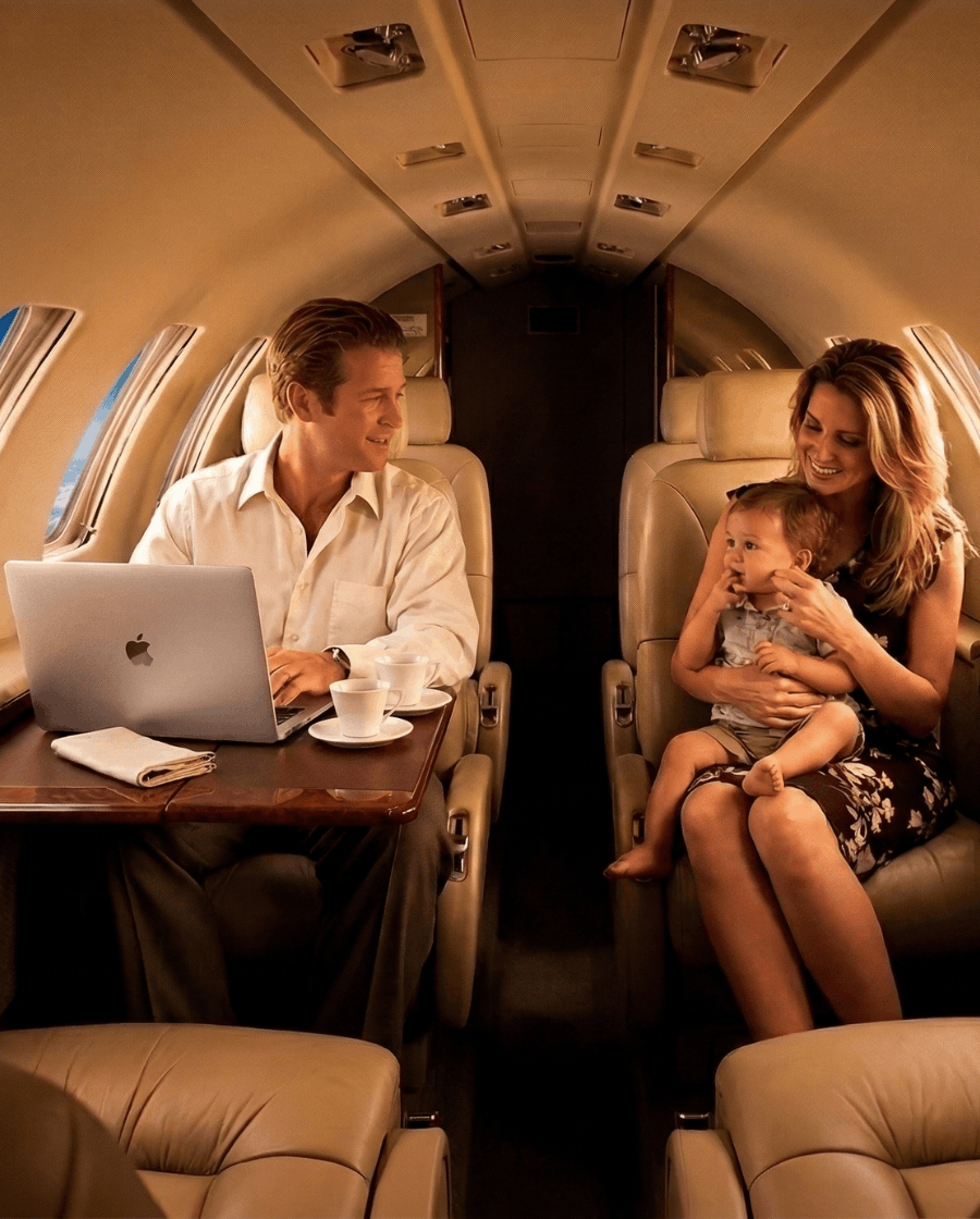 Airly Jet Card — private cabin