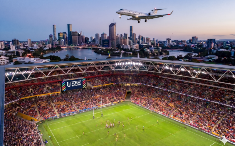 Three games at Suncorp. Home by midnight. Zero hotel nights. The Magic Round play your network isn’t telling you about.